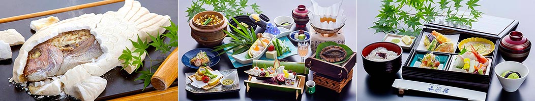 料理長厳選、旬の食材で彩られる会席 瀬戸内の恵みと四季折々の味覚に舌鼓